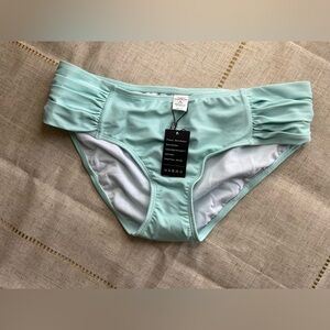 Ocean Blue Swim Bottoms, Bikini, Small